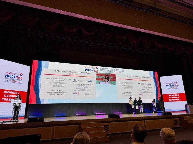 Johanna P. Müller Receives MICCAI WiM Best AI Democratization Paper Award